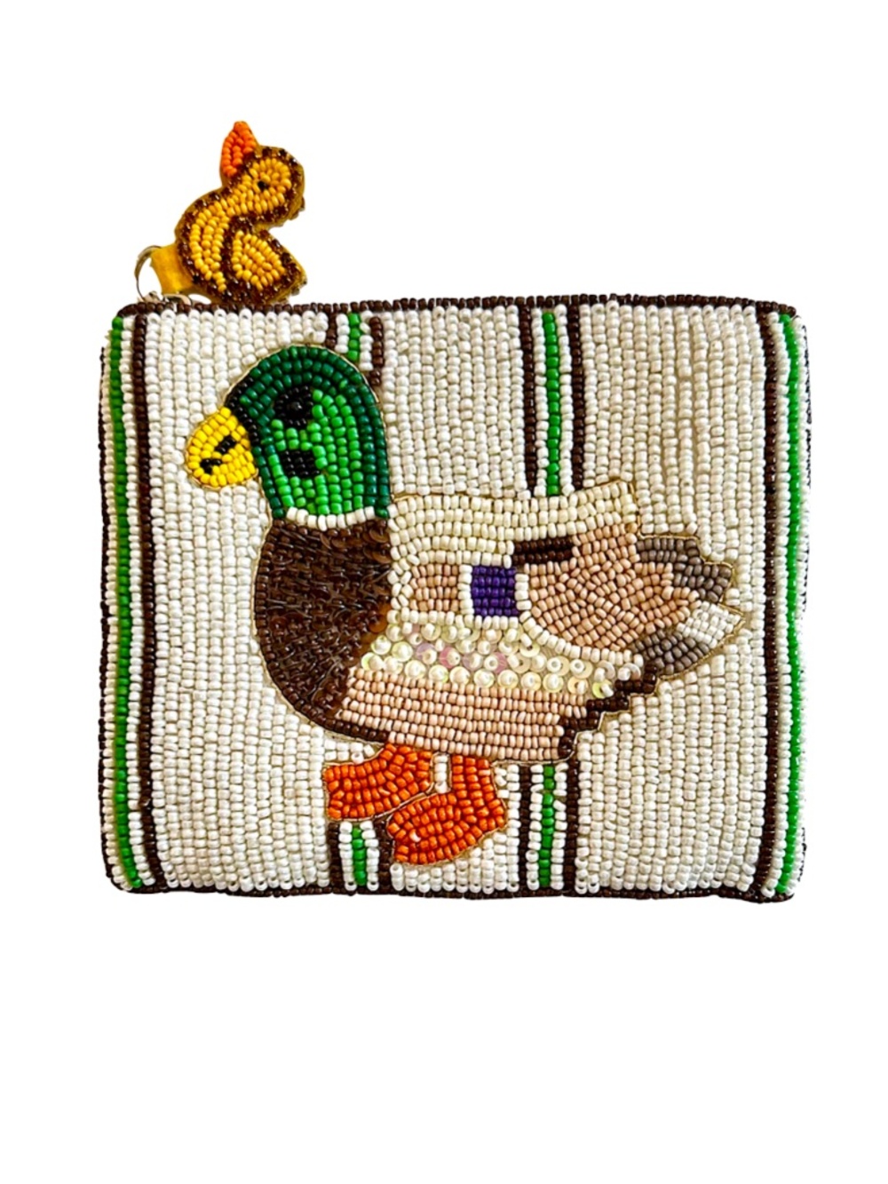 Duck Coin Purse, Game Day Beaded Bag Lily Posh